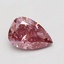 0.70 Ct. Fancy Vivid Pink Pear Lab Grown Diamond