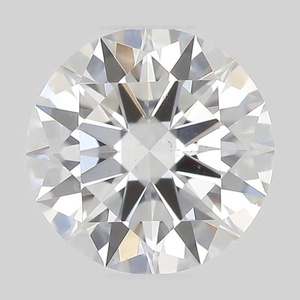 Round diamond — real photo