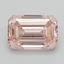 3.04 Ct. Fancy Intense Pink Emerald Lab Grown Diamond