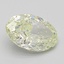 0.91 Ct. Fancy Light Yellowish Green Oval Lab Grown Diamond
