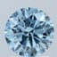 1.53 Ct. Fancy Vivid Blue Round Lab Grown Diamond