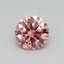 0.31 Ct. Fancy Vivid Pink Round Lab Grown Diamond