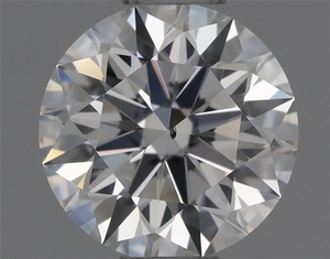 Round diamond — real photo