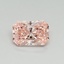 1.28 Ct. Fancy Vivid Pink Radiant Lab Grown Diamond