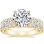 18K Yellow Gold Ellora Diamond Ring with Luxe Sienna Diamond Ring (5/8 ct. tw.)
