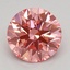 1.00 Ct. Fancy Vivid Pink Round Lab Grown Diamond