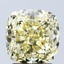 3.11 Ct. Fancy Intense Yellow Cushion Lab Grown Diamond