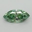 1.57 Ct. Fancy Vivid Pacific Green Marquise Lab Grown Diamond