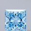2.71 Ct. Fancy Vivid Blue Princess Lab Grown Diamond