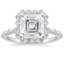18K White Gold Marseille Halo Diamond Ring (1/2 ct. tw.), smalltop view