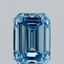 1.04 Ct. Fancy Vivid Blue Emerald Lab Grown Diamond