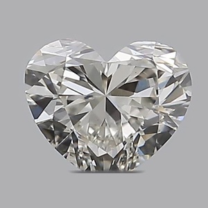 Heart diamond — real photo