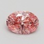 1.50 Ct. Fancy Intense Pink Oval Lab Grown Diamond