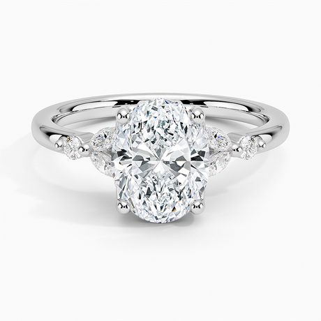 18K White Gold Verbena Diamond Ring