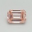 0.53 Ct. Fancy Intense Pink Emerald Lab Grown Diamond