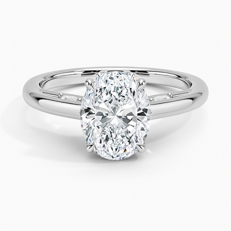 Secret Garden Adorned Gallery Solitaire Ring