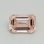 0.64 Ct. Fancy Intense Pink Emerald Lab Grown Diamond