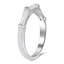 The Libbie Ring, smalltop view on a hand