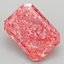 5.08 Ct. Fancy Vivid Pink Radiant Lab Grown Diamond
