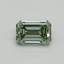 0.46 Ct. Fancy Vivid Green Emerald Lab Grown Diamond