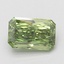 2.07 Ct. Fancy Vivid Green Radiant Lab Grown Diamond