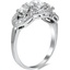 The Corinna Ring, smalltop view on a hand