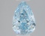 1.50 Ct. Fancy Vivid Blue Pear Lab Grown Diamond