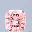 2.56 Ct. Fancy Intense Pink Cushion Lab Grown Diamond