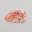 0.55 Ct. Fancy Vivid Pink Pear Lab Grown Diamond