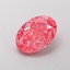 2.52 Ct. Fancy Vivid  Pink Oval Lab Grown Diamond