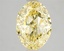 3.10 Ct. Fancy Vivid Yellow Oval Lab Grown Diamond