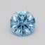 0.26 Ct. Fancy Vivid  Blue Round Lab Grown Diamond