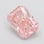 4.19 Ct. Fancy Pink Radiant Lab Grown Diamond