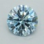 1.98 Ct. Fancy Vivid  Blue Round Lab Grown Diamond