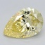 2.56 Ct. Fancy Intense Yellow Pear Lab Grown Diamond