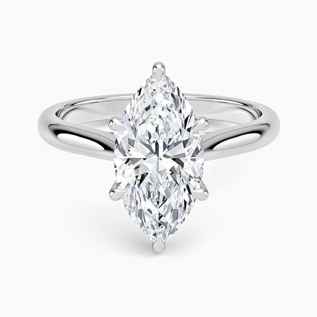 18K White Gold Dawn 2mm Diamond Ring