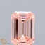 1.09 Ct. Fancy Intense Pink Emerald Lab Grown Diamond