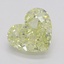 0.62 Ct. Fancy Yellow Heart Diamond