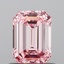 0.72 Ct. Fancy Intense Pink Emerald Lab Grown Diamond