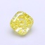 1.03 Ct. Fancy Intense  Yellow Cushion Lab Grown Diamond