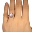 The Bohemia Ring, smallzoomed in top view on a hand