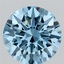 5.02 Ct. Fancy Vivid Blue Round Lab Grown Diamond