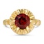 Retro Garnet Cocktail Ring
