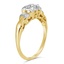 The Lakota Ring, smalltop view on a hand