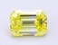 1.66 Ct. Fancy Vivid  Yellow Emerald Lab Grown Diamond