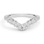 Custom Contoured Pavé Diamond Ring