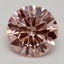 2.18 Ct. Fancy Intense Pink Round Lab Grown Diamond