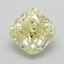 1.13 Ct. Fancy Yellow Cushion Lab Grown Diamond