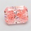 5.01 Ct. Fancy Vivid Pink Radiant Lab Grown Diamond