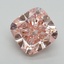 4.01 Ct. Fancy Intense Pink Cushion Lab Grown Diamond